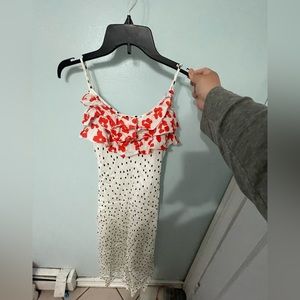 Women’s maxi polka dot dress